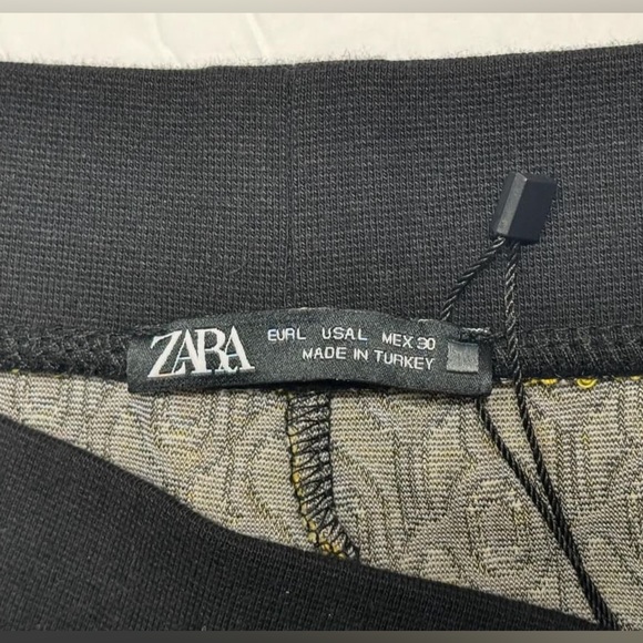 NWT ZARA PRINTED JACQUARD KNIT Short SET Size L - Picture 11 of 13